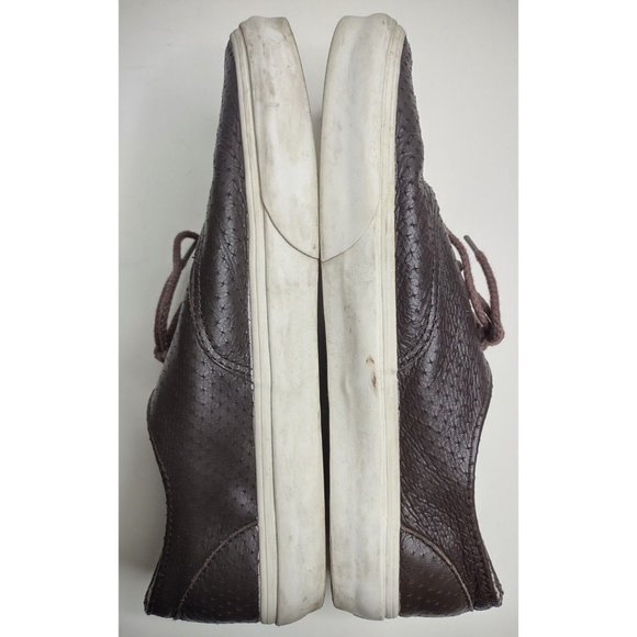 Vans Ultracush Brown Leather Skate Shoe Sneaker Low Top Men's Size 11 - Picture 6 of 11